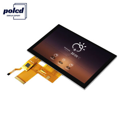 qualité  Polcd 300 Nit IPS TFT LCD RGB 24 Bit 5 Inch Lcd Screen For Pc ISO9001 Usine