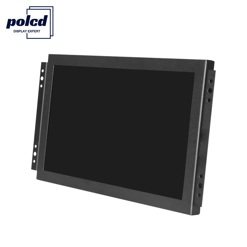 Polcd moniteur TFT d'écran tactile de 10 pouces, cadre ouvert industriel de moniteur d'affichage à cristaux liquides de HDMI VGA LED