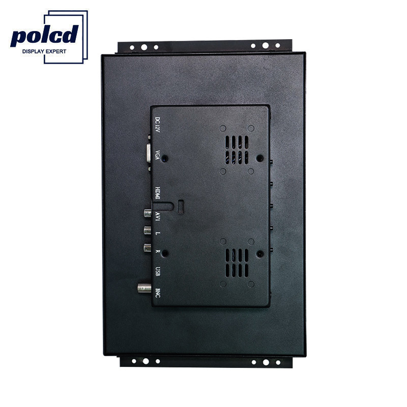Polcd moniteur TFT d'écran tactile de 10 pouces, cadre ouvert industriel de moniteur d'affichage à cristaux liquides de HDMI VGA LED
