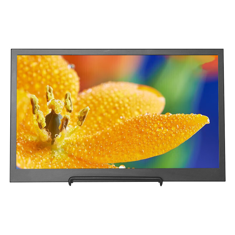 Résolution d'affichage d'écran LED de pouce portatif de moniteur d'affichage à cristaux liquides de noir de Polcd VGA HDMI