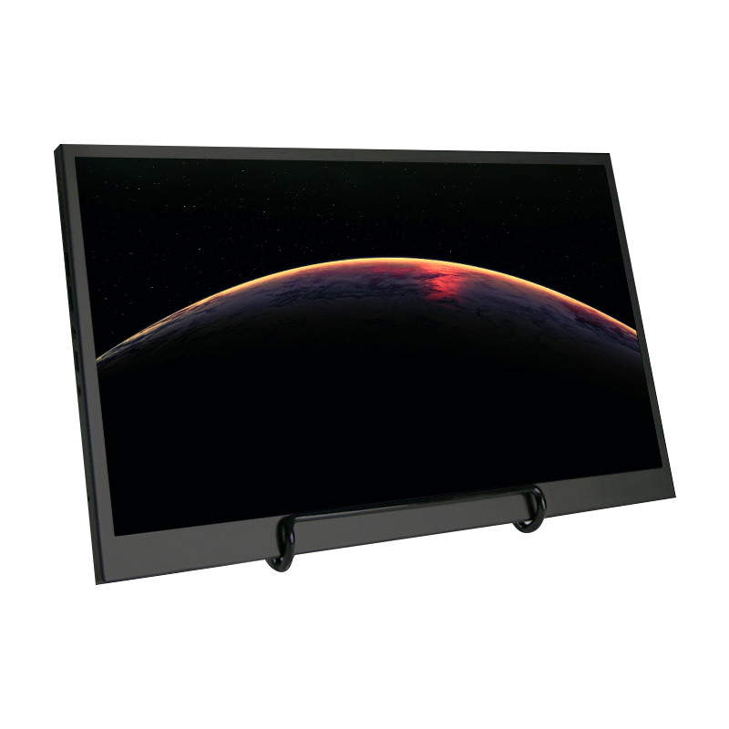 Résolution d'affichage d'écran LED de pouce portatif de moniteur d'affichage à cristaux liquides de noir de Polcd VGA HDMI