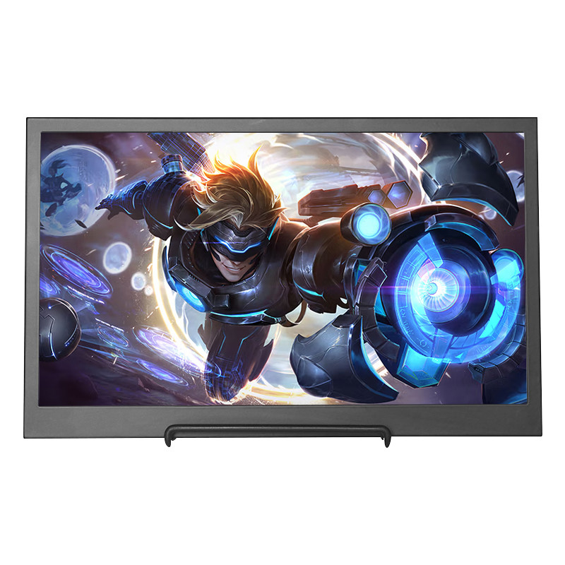 Boîtier en plastique Polcd moniteur d'ordinateur portatif de 15,6 pouces 1080P 4K IPS LED pour le jeu