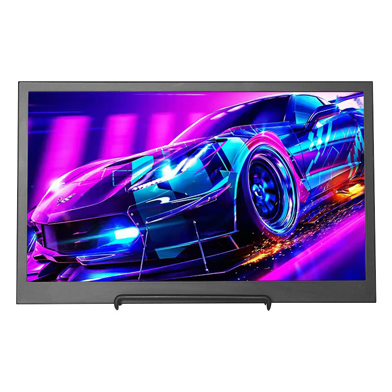 Moniteur portatif d'affichage à cristaux liquides de double port de type C de Polcd affichage à LED de 15,6 pouces 3840x2160