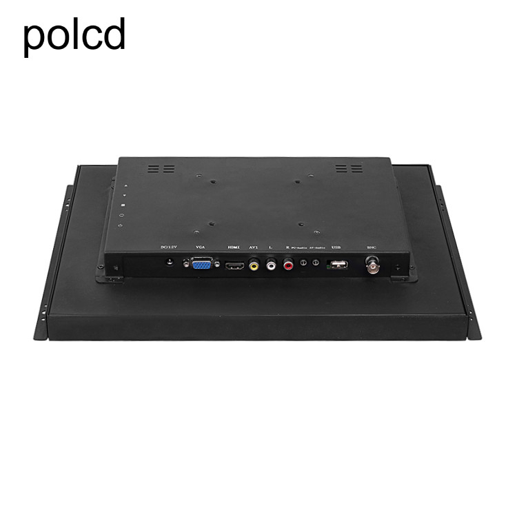 Polcd Industrial Écran tactile capacitif d'avion pur de moniteur d'affichage à cristaux liquides de cadre ouvert de 15 pouces