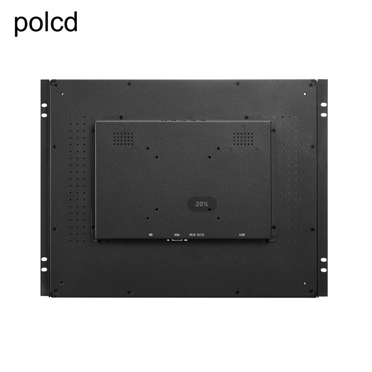 Polcd Industrial Écran tactile capacitif d'avion pur de moniteur d'affichage à cristaux liquides de cadre ouvert de 15 pouces