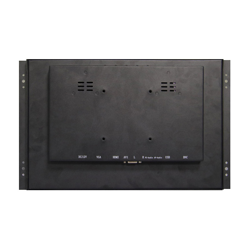 Polcd 13,3 pouces boîtier en métal moniteur LCD industriel à cadre ouvert écran tactile VGA HDMI