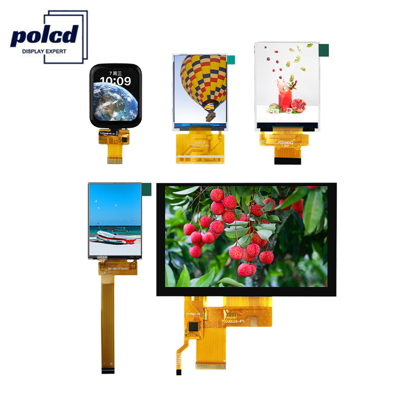 1,69 2,2 2,4 3,5 4 4,3 avancent le petit panneau petit à petit polychrome de l'affichage LCM TFT RVB SPI IPS d'affichage à cristaux liquides