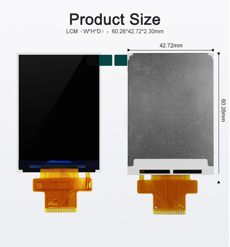 Polcd ST7789V2 2.4 Tft Affichage Couleur 262K TFT LCD Module 48.96mm