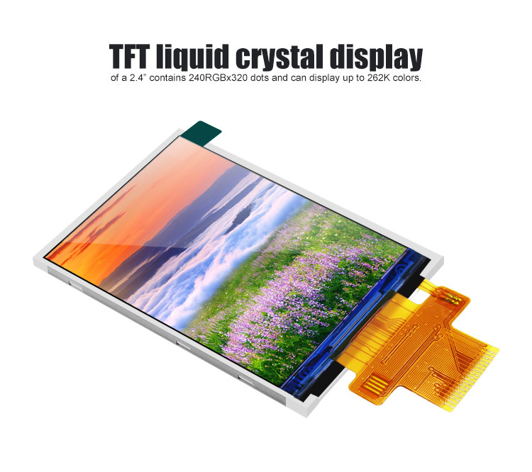 Polcd ST7789V2 2.4 Tft Affichage Couleur 262K TFT LCD Module 48.96mm