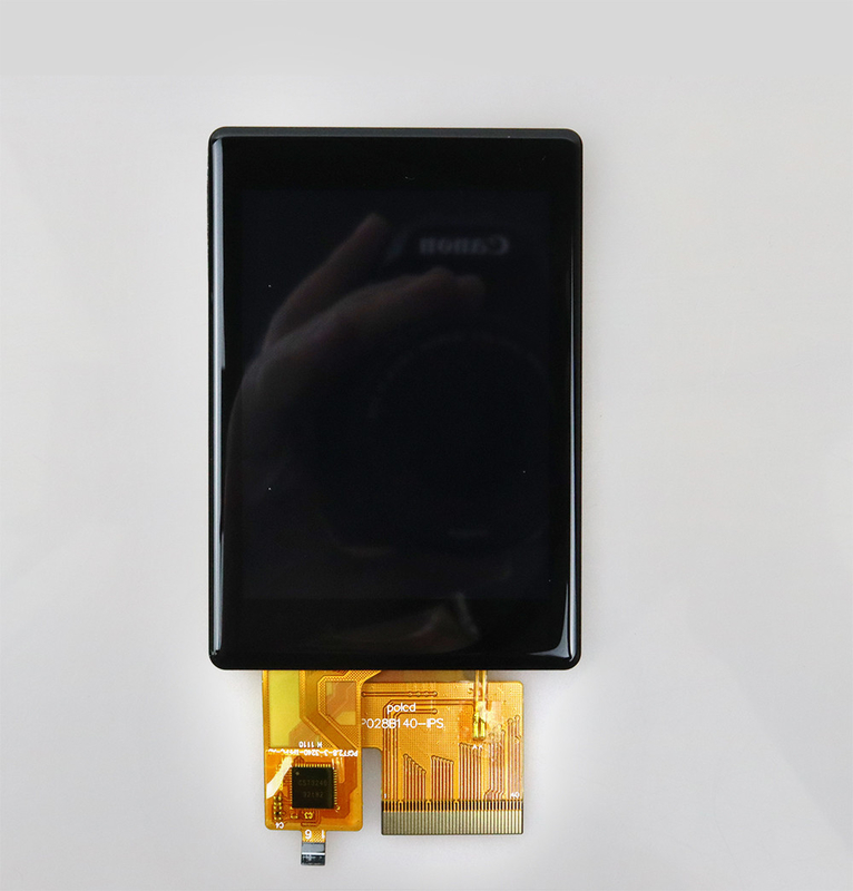 Polcd haute luminosité 500nit 2,8 pouces Écran LCD 240x320 IPS tout angle de vue CTP Affichage TFT tactile capacitif