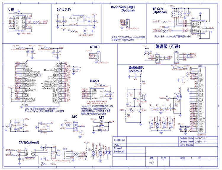 Polcd 3,5 pouces Port série Écran de commande d'instructions Modules LCD TFT Affichage HMI Écran tactile