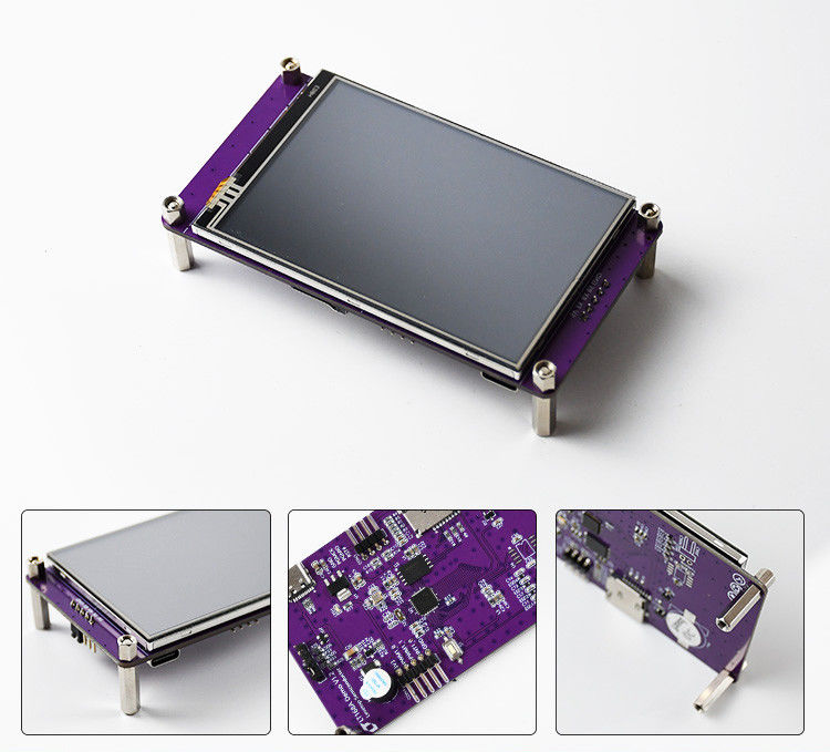 Polcd 3,5 pouces Port série Écran de commande d'instructions Modules LCD TFT Affichage HMI Écran tactile