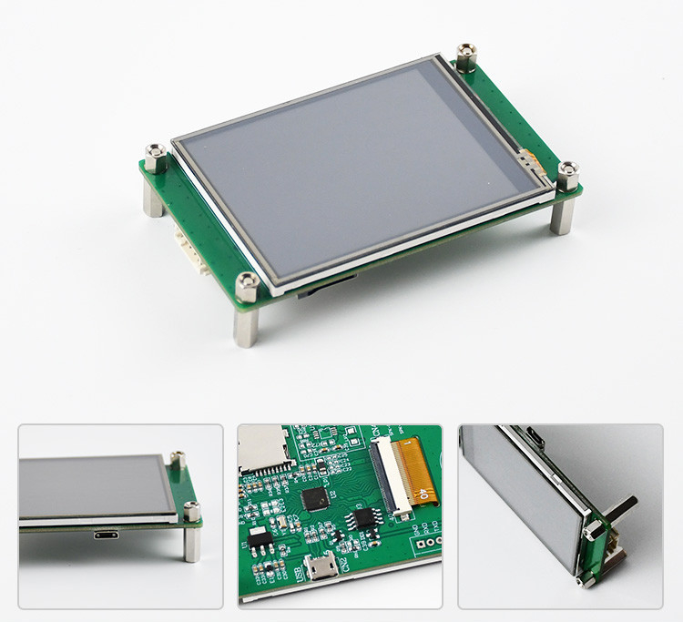 Polcd 2,8 pouces 240*320 HMI Module LCD TFT intégré contrôlé par n'importe quel écran de port série MCU