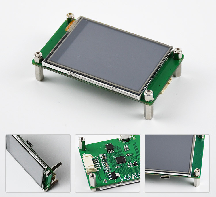 Polcd 2.4 pouces Tft LCD Module 240*320 Hmi Uart Port Smart LCD Affichage écran tactile résistance industrielle