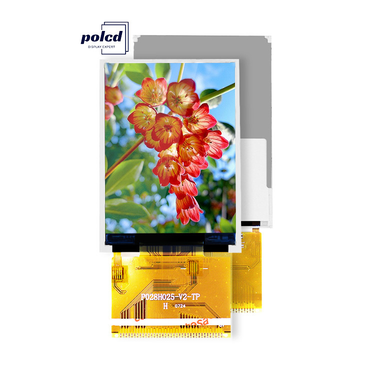 Polcd 300 Luminosité 240X320 Écran LCD médical ILI9341V d'affichage à cristaux liquides Tft de 2,8 pouces