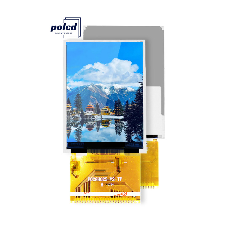 Polcd RoHS affichage TFT HD 2,8 pouces 8080 MCU affichage LCD Tft 16 bits