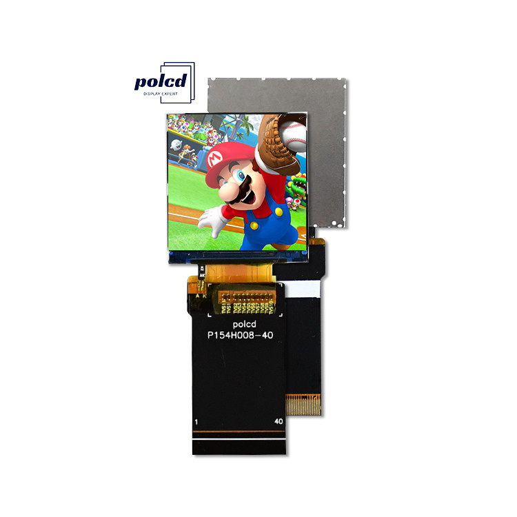 Polcd 1,54 pouces affichage LCD TFT 240x240 IPS Écran carré 40 broches RGB666 Interface Panneau LCD