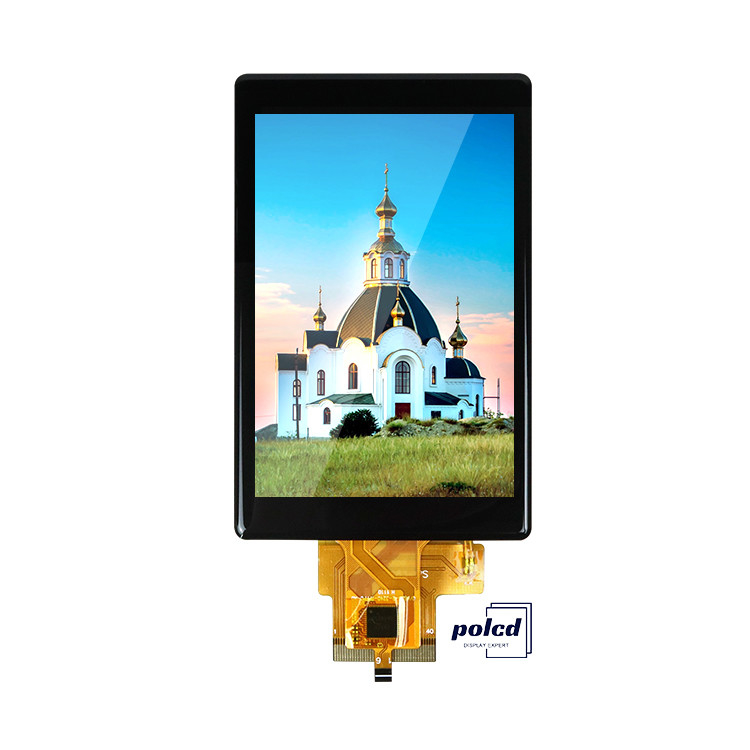 Affichage LCD personnalisé 3,5 pouces 320x480 40 épingles IPS Angle 500nit ST7796U Écran tactile capacitif