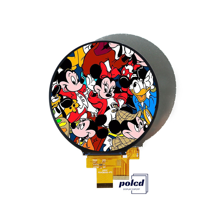 Polcd 4 pouces affichage TFT circulaire circulaire 720x720 interface MIPI 30 broches ST7703 TFT Module d'écran LCD