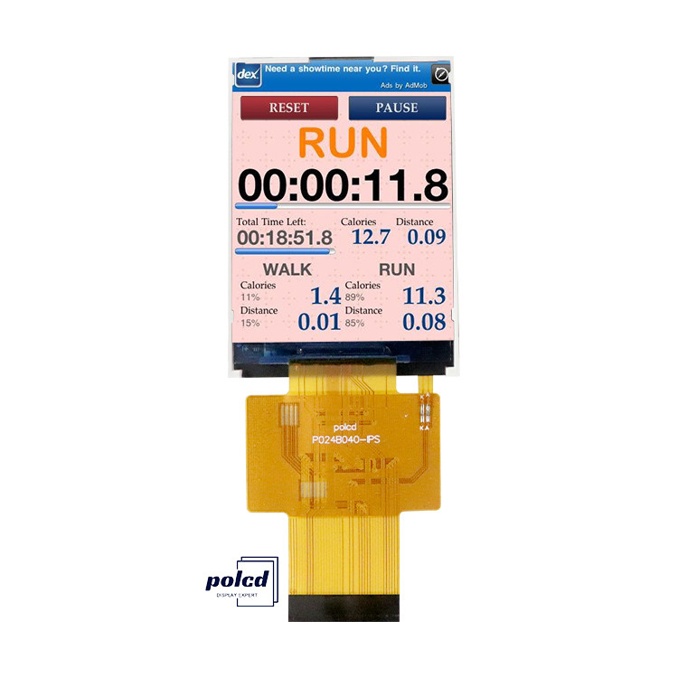 Polcd 2,4 pouces Interface MCU TFT Display Driver IC ST7789V2 240x320 Résolution 2,4 pouces Modules LCD TFT