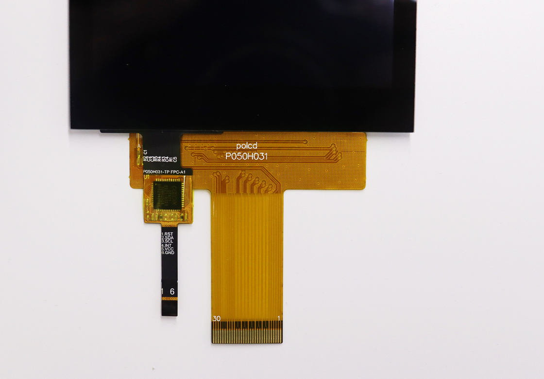 Polcd 5 pouces TFT LCD Module 720 * 1280 IPS Vue de l'angle de toucher du panneau LCD capacitif