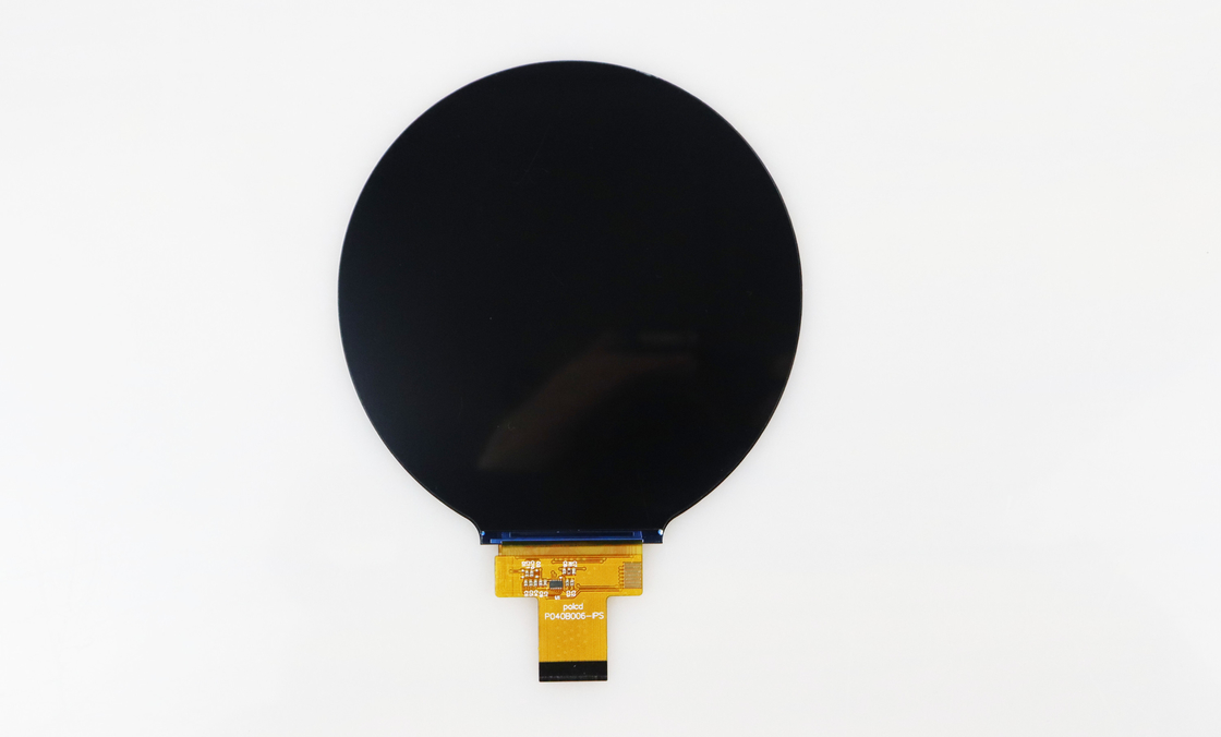 Écran LCD rond de petite taille de 4 pouces 720x720 pixels interface MIPI 4 lignes Affichage en couleur complète