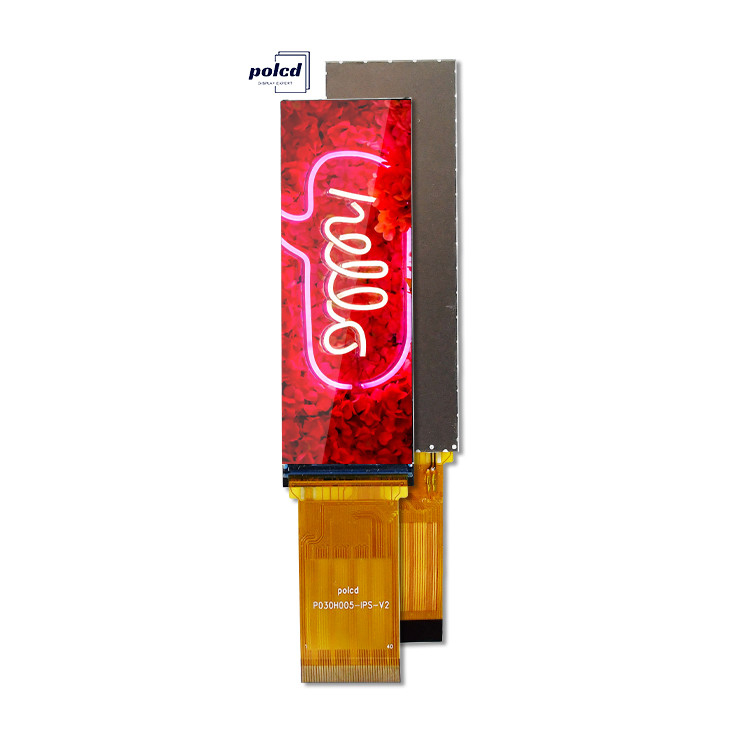 Polcd IPS 268x800 ST7701S Haute luminosité 700nits Affichage LCD TFT de 3,0 pouces