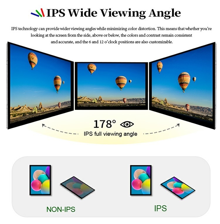 Polcd CTP 320x480 Résolution 30 épingles 3,5 pouces TFT LCD Module d'écran tactile 330 nit TN Affichage LCD en verre