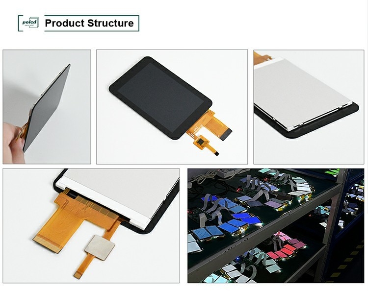 Polcd 3,5' 3,5 pouces Interface SPI 320x480 Résolution ST7796U Conducteur IC IPS TFT Module d'affichage LCD