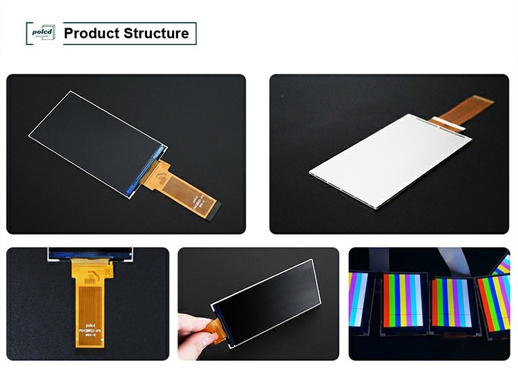 Interface RGB Polcd Panneaux d'affichage couleur de 4,5 pouces 480 * 854 Résolution 40 pin GC9503V Ic TFT Module LCD