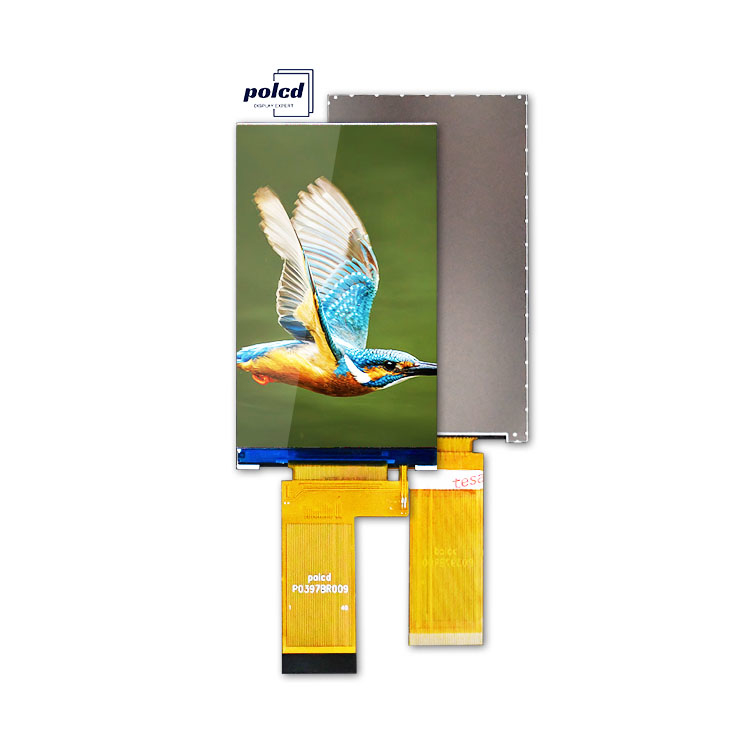 Polcd 3,97 pouces 4 pouces 480*800 300nit 40pins Interface Rgb Tout émetteur ST7701S Tft Module d'affichage LCD