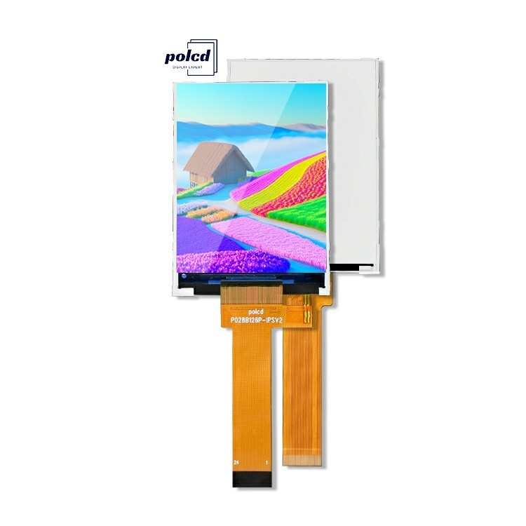 Polcd 2,8 pouces Écran LCD 240x320 MCU Interface Grand angle de vue TFT Module LCD réfléchissant avec ST7789P3-G6