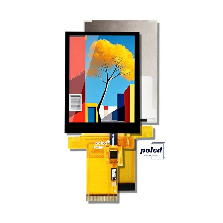 Polcd 2,8 pouces 480*640 Résolution Interface RVB Panneau tactile ST7701S Module d'affichage TFT LCD
