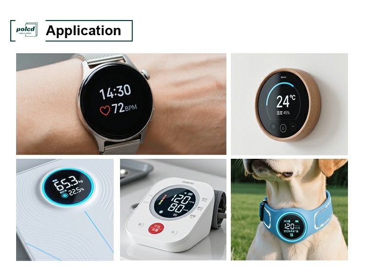 Polcd 4,0'' Panneau circulaire LCD Module 720*720 ST7703 IPS Vue de l'angle d'interface MIPI Affichage TFT rond