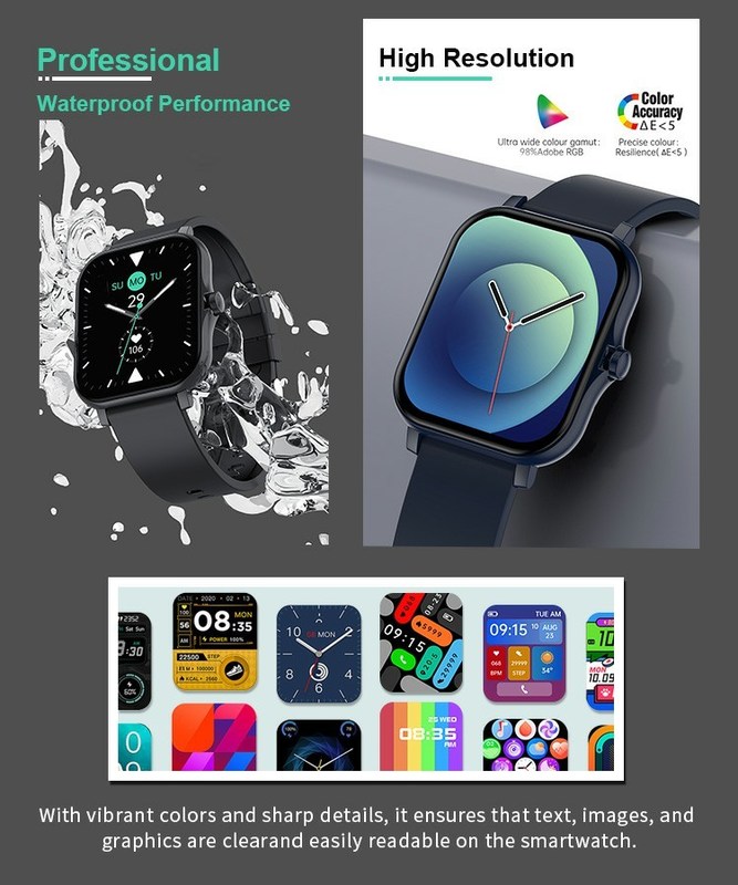 Polcd 1,69 pouces TFT Écran tactile capacitif 240x280 Normalement noir Module LCD IPS