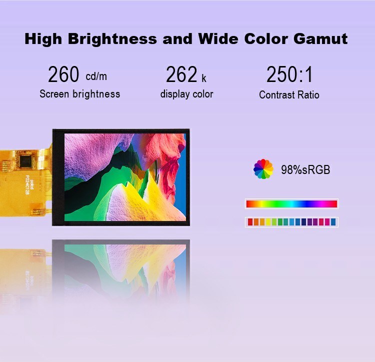 Polcd TFT 2,4 pouces interface Spi LCD 240*320 RGB couleur écran tactile ST7789V 16 épingles 2,4 TFT affichage