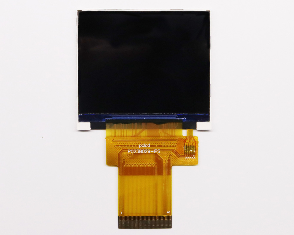 Polcd 2.3 pouces TFT LCD 480 * 360 ST7701S Interface RVB 40 broches 310nit luminosité affichage LCM