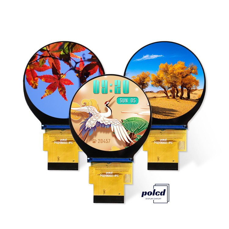 Module d'affichage LCD rond IPS TFT de 2,1 pouces avec interface SPI RGB