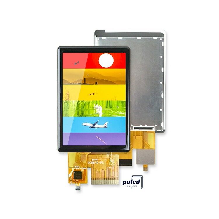 Polcd Interface RGB personnalisée de 2,8 pouces Panneau d'affichage TFT en couleurs réduites Module LCD d'écran tactile