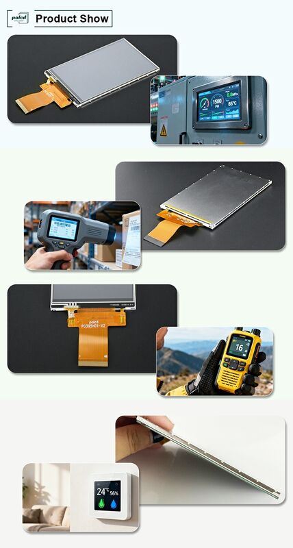 Polcd 3,95 pouces affichage LCD 320*480 Interface RVB ILI9488 Module LCD TFT à transmission à 40 broches