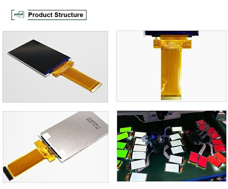 Polcd 3,5 pouces affichage tactile LCD Écran 320 * 480 SPI interface MCU IPS plein écran Module tactile