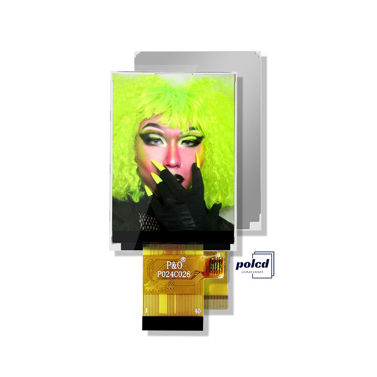 Polcd 3.3V Alimentation LCM Écran Tactile Affichage 2.4 pouces Module LCD Panel
