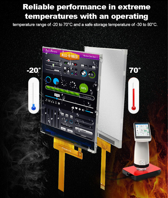 Polcd 260 Nit HD TFT Affichage 240X320 4 fils interface SPI LCD Tft 2,4 pouces