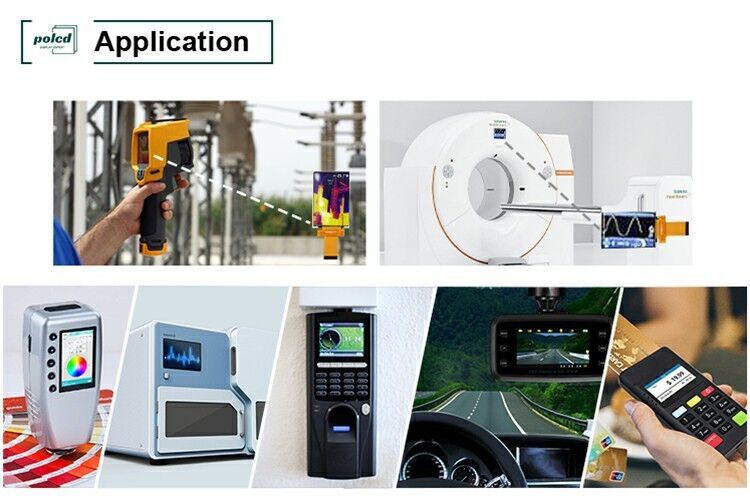 Polcd 2.8 '' 15 broches 240x320 IPS All View Angel TFT LCD Panneau d'affichage à écran tactile