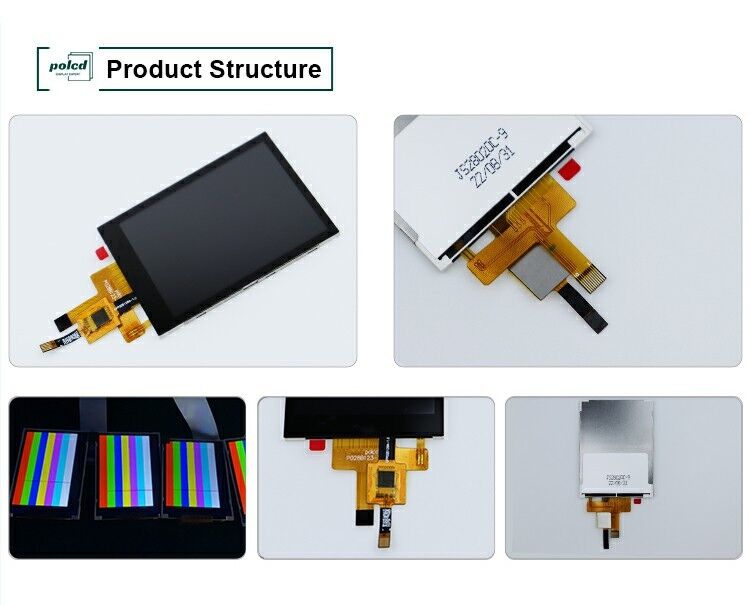 2.8 pouces 178° Ips Tft Écran tactile capacitif Full View Angle Spi Interface