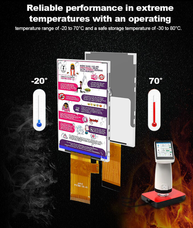 Polcd 2,8 pouces 240*320 Écran LCD réfléchissant ST7789T3 Mcu Spi Interface 2,8 
