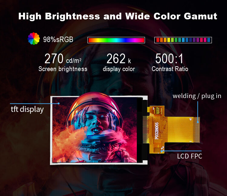 Polcd 12 O'CLOCK 3,2 pouces affichage TFT ILI9341V TFT Module LCD 240x320