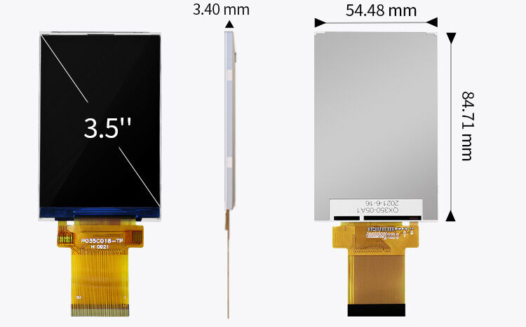 Écran tactile capacitif 3,5 pouces ILI9488 TFT LCD Polcd 300 nits
