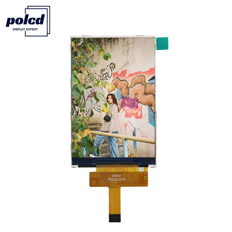 Polcd haute luminosité 3,5 pouces TFT LCD Module d'affichage SPI Interface Colorée Résolution LCD 320x480