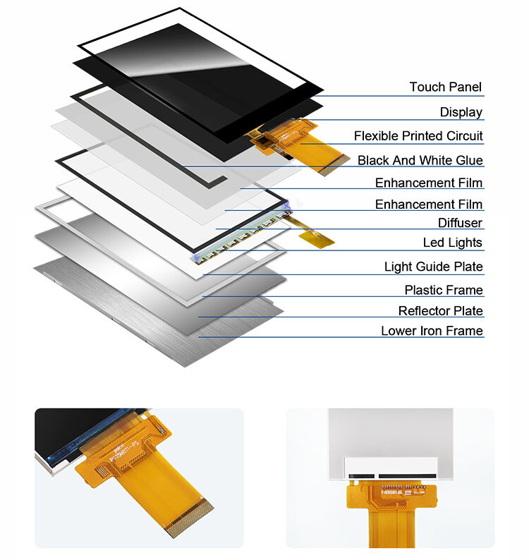 Polcd 3,5 pouces Module LCD 320X480 pixels Écran IPS ILI9488 SPI Interface MCU Affichage TFT